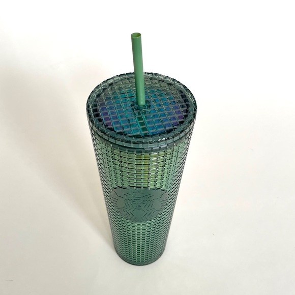 STARBUCKS 24oz TUMBLER LIMITED EDITION BEST MOST FAVORITE IRIDESCENT OVILE GREEN - Picture 4 of 4